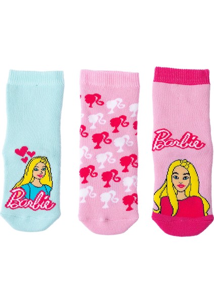 Kız Bebek 3lü Havlu Çorap Pembe