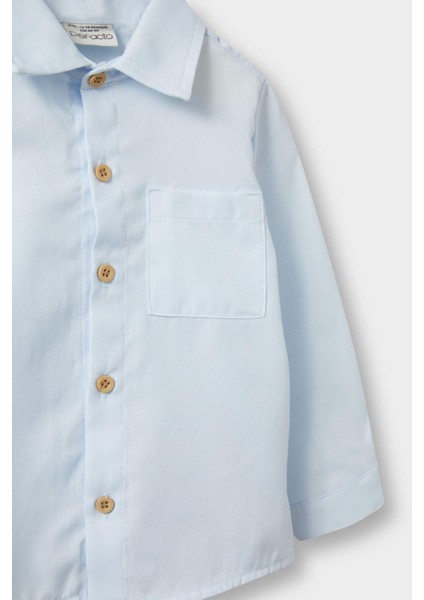 Erkek Bebek Oxford Uzun Kollu Gömlek F1669A525AU fiyatları