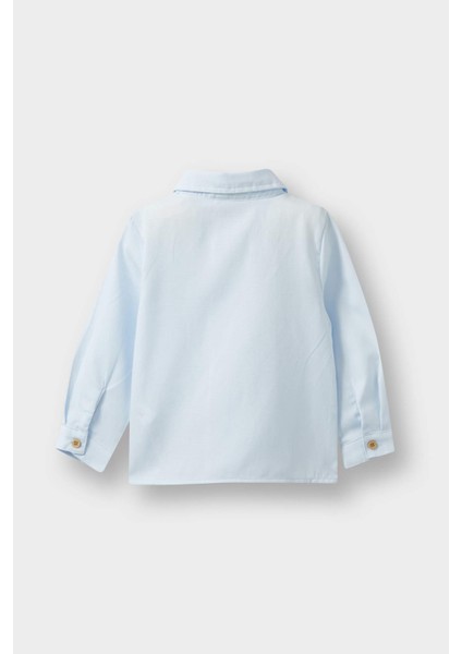 Erkek Bebek Oxford Uzun Kollu Gömlek F1669A525AU modelleri