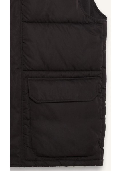 Su İtici Regular Fit Kapüşonlu Fermuarlı İç Cepli Şişme Yelek W5509AZ25AU