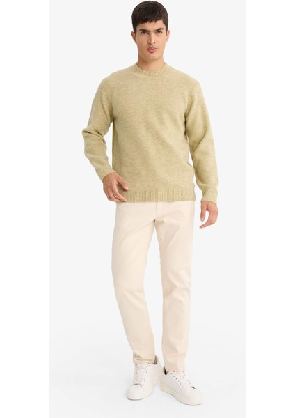 Relax Fit Bisiklet Yaka Triko Kazak E8390AX25CW fiyatları