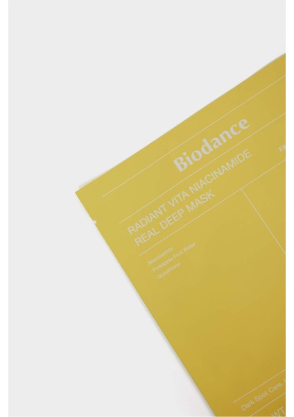 Biodance Radiant Vita Niacinamide Real Deep Maske 34gr fiyatları