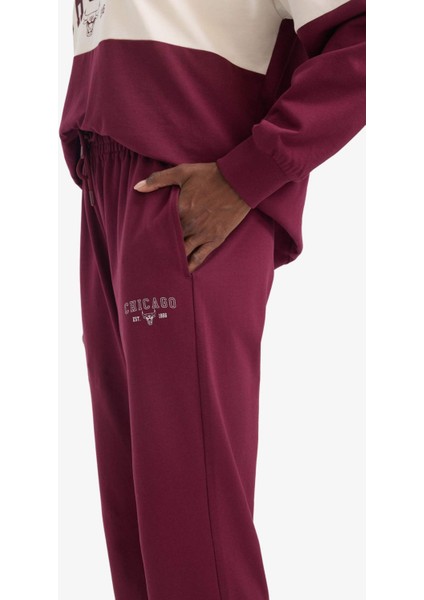 Fit NBA Chicago Bulls Standart Fit Cepli Jogger Paça Standart Boy Pantolon E8917AX25AU