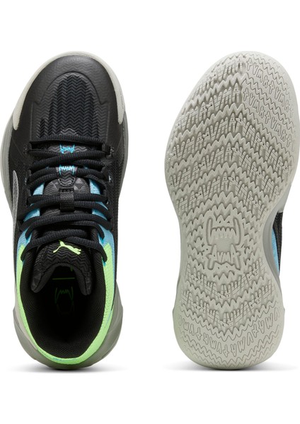 Siyah Erkek Çocuk Basketbol Ayakkabısı 31155309-DAGGER Jr Puma Black-Brigh