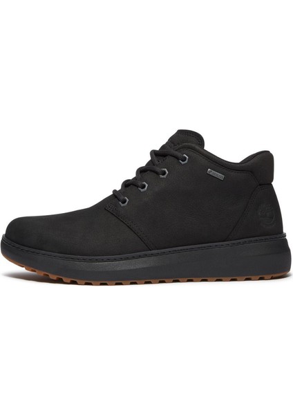 Inek Derisi + Poliüretan Siyah Erkek Bot Hudson Road Mıd Lace Up Gtx Chukka