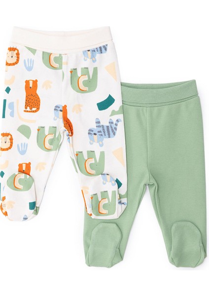 Yenidoğan Erkek Bebek 2li Patikli Alt