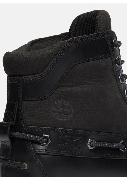 Inek Derisi + Poliüretan Siyah Erkek Bot Brıtton Road Mıd Lace Up Boot