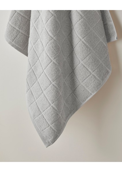 Chequer Pamuk Banyo Havlusu 80X150 cm Gri fiyatları
