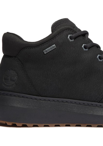 Inek Derisi + Poliüretan Siyah Erkek Bot Hudson Road Mıd Lace Up Gtx Chukka