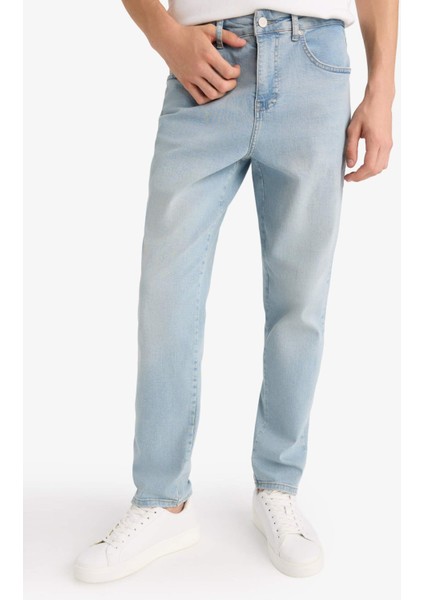 Relax Tapered Fit Dar Paça Jean Pantolon F8403AX25AU fırsatları