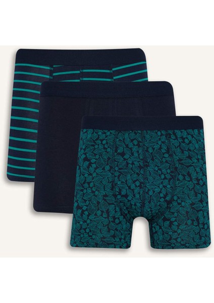 Regular Fit Çizgili 3'lü Boxer T4935AZ25AU