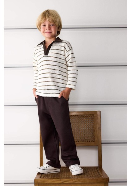 Erkek Bebek Beli Lastikli Pike Pantolon G1365A525WN