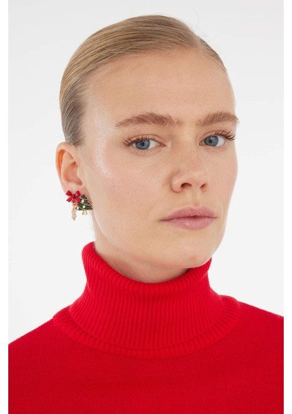 Kadın Yılbaşı Temalı 3'lü Küpe E3886AXNS fiyatları