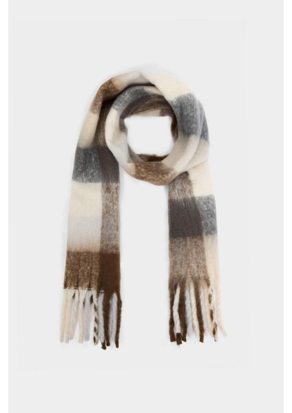 Kadın Kareli Atkı A6615AX25WN