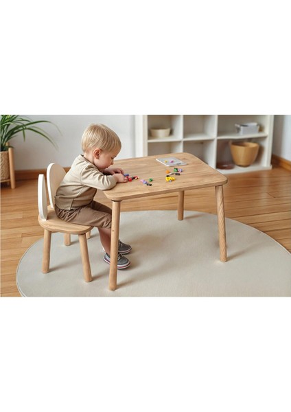 Safir Meşe Tek Sandalye Set