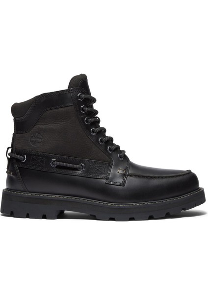 Inek Derisi + Poliüretan Siyah Erkek Bot Brıtton Road Mıd Lace Up Boot