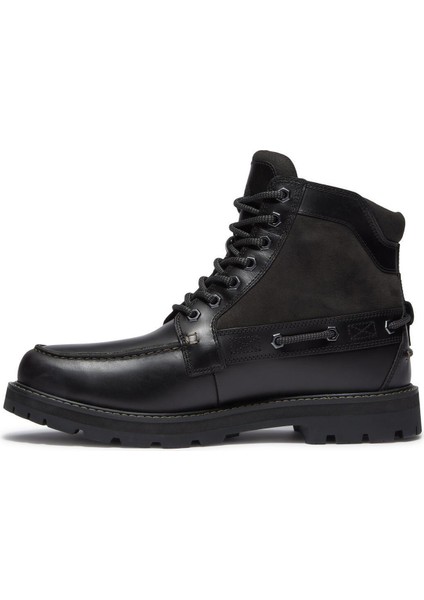 Inek Derisi + Poliüretan Siyah Erkek Bot Brıtton Road Mıd Lace Up Boot fiyatları