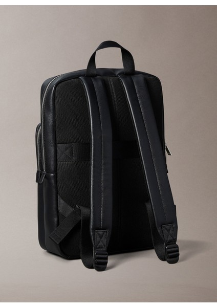 Siyah Erkek Sırt Çantası Raısed Slım Square Backpack fırsatları