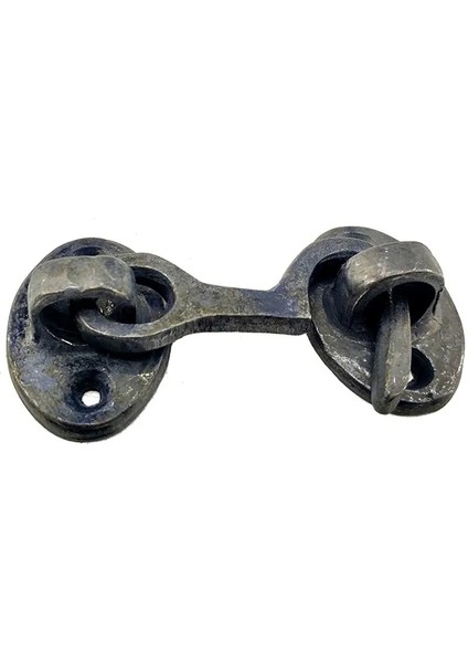 Antika Tarz Dekoratif Pirinç Çengeli - 5cm, Oksit