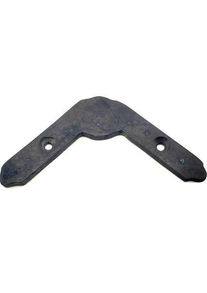 Antika Tarz Dekoratif Pirinç Dövme Gönye - Üst, 80X80MM, Oksit