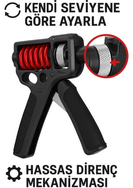 Profesyonel El Bilek ve Kol Kavrama Egzersiz Aleti Ayarlanabilir 5-170 kg modelleri