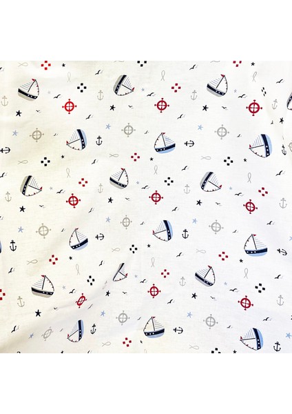 2'li Emzirme Örtüsü - Denizci modelleri