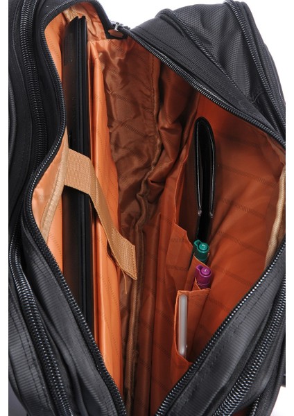 71242 Siyah Kumaş Laptop Bölmeli Evrak Çantası fırsatları