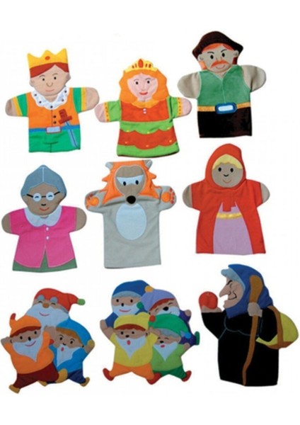 Montessori Kahramanları Kukla Seti 9'lu