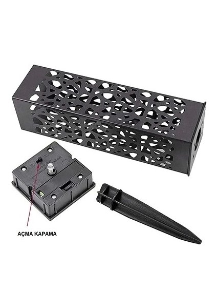 Dekoratif Solar Güneş Enerjili Bahçe Aydınlatması Yürüyüş Yolu Seti ( 8 Adet ) modelleri