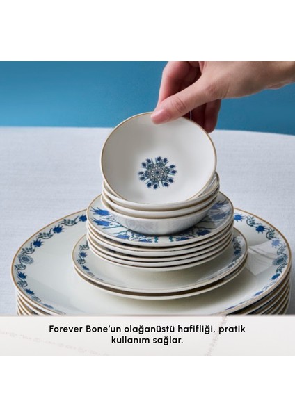 Forever Bone Iznik 26 Parça 6 Kişilik Kahvaltı Takımı