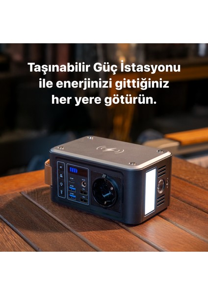 Taşınabilir Kablosuz Hızlı Şarj Cihazı Type-C Ac USB 3.0 Güç Çıkışı LED Lamba 24000 Mah Güç Istasyonu X6801 fırsatları