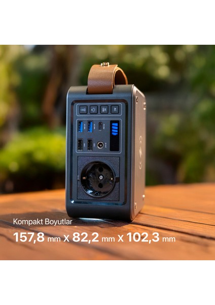 Taşınabilir Kablosuz Hızlı Şarj Cihazı Type-C Ac USB 3.0 Güç Çıkışı LED Lamba 24000 Mah Güç Istasyonu X6801