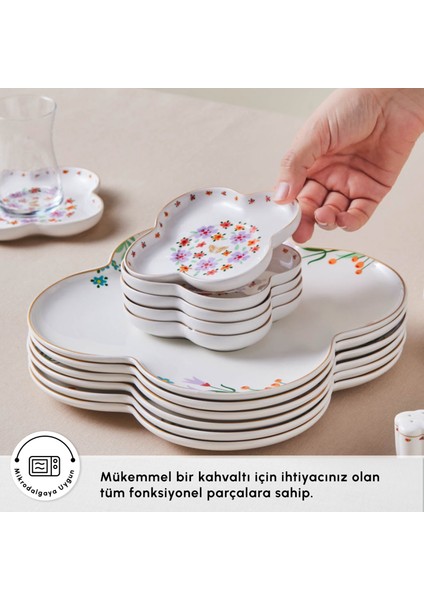 Stream Bone Lunetta 34 Parça 6 Kişilik Kahvaltı Takımı indirimleri