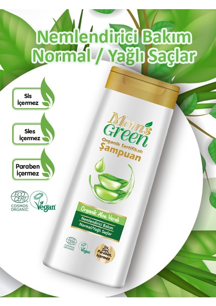 Organik Aloeveralı Şampuan 400 ml