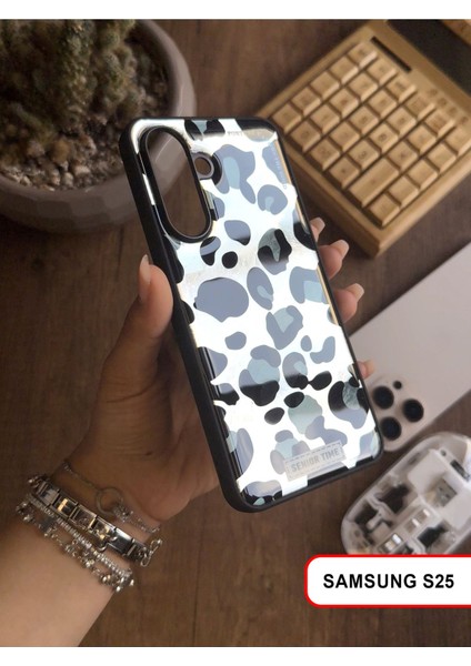 Samsung Galaxy S25 Uyumlu Lüks Leopar Desenli Silikon Telefon Kılıfı fiyatları