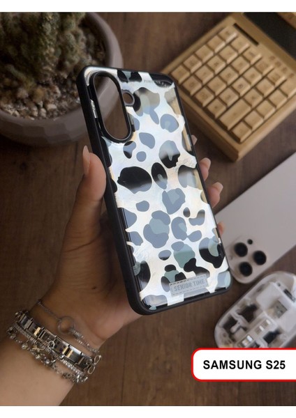 Samsung Galaxy S25 Uyumlu Lüks Leopar Desenli Silikon Telefon Kılıfı indirimleri