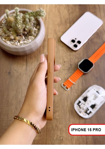 iPhone 15 Pro Uyumlu Lüks Leopar Desenli Silikon Telefon Kılıfı fırsatları