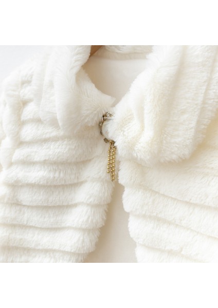 Çizgili Kumaş Peluş Bolero modelleri