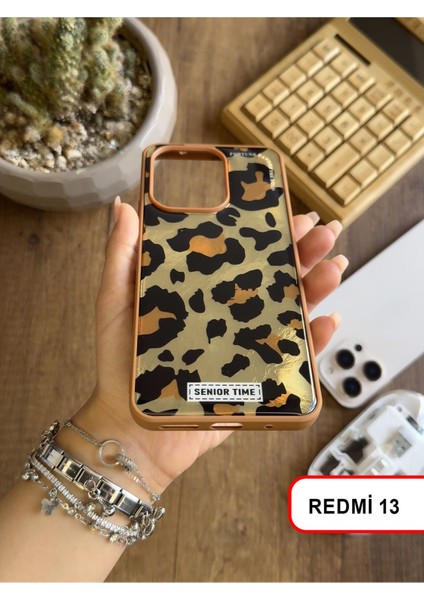 Redmi 13 Uyumlu Lüks Leopar Desenli Silikon Telefon Kılıf indirimleri