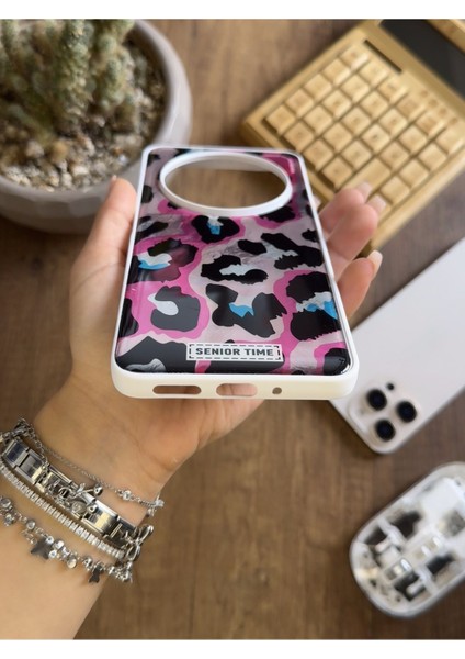 Redmi 14C Uyumlu Lüks Leopar Desenli Silikon Telefon Kılıf modelleri