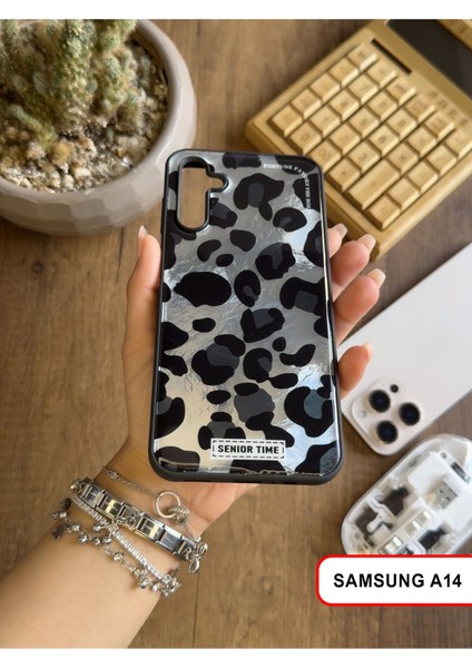 Samsung Galaxy A14 Uyumlu Lüks Leopar Desenli Silikon Telefon Kılıfı indirimleri