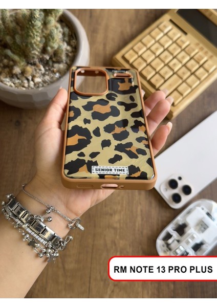 Redmi Note 13 Pro Plus Uyumlu Lüks Leopar Desenli Silikon Telefon Kılıf modelleri