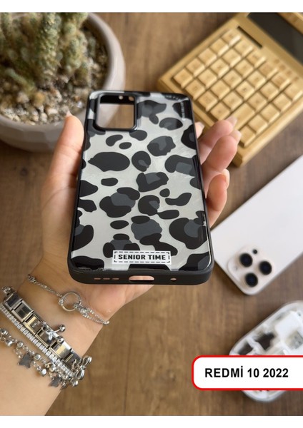 Redmi 10 2022 Uyumlu Lüks Leopar Desenli Silikon Telefon Kılıf modelleri