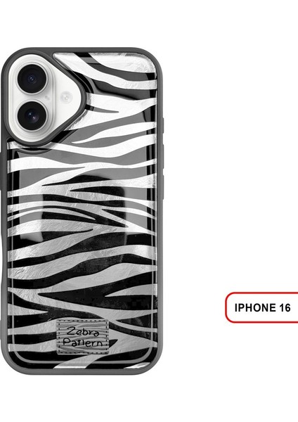 iPhone 16 Uyumlu Lüks Leopar Desenli Silikon Telefon Kılıfı
