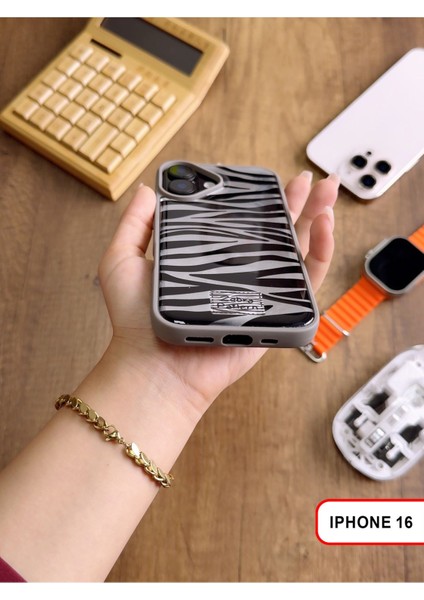 iPhone 16 Uyumlu Lüks Leopar Desenli Silikon Telefon Kılıfı modelleri