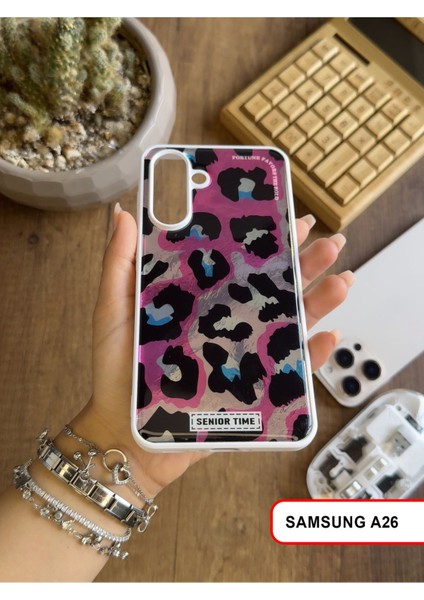 Samsung Galaxy A26 Uyumlu Lüks Leopar Desenli Silikon Telefon Kılıfı indirimleri