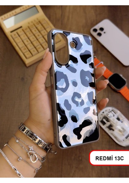 Redmi 13C Uyumlu Lüks Leopar Desenli Silikon Telefon Kılıf indirimleri
