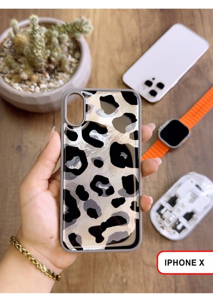 iPhone x Uyumlu Lüks Leopar Desenli Silikon Telefon Kılıfı indirimleri