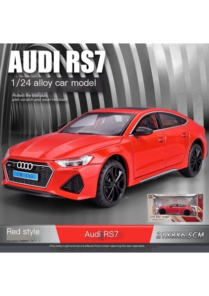 1:24 Chimei Rs7 Alaşım Araba Taklit Gerçek Spor Araba Çocuk Oyuncak Araba Araba Modeli Koleksiyonu Süsler (Yurt Dışından)