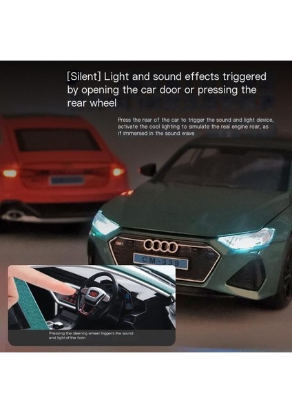 1:24 Chimei Rs7 Alaşım Araba Taklit Gerçek Spor Araba Çocuk Oyuncak Araba Araba Modeli Koleksiyonu Süsler (Yurt Dışından) fiyatları